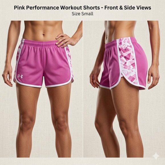 Under Armour Pants - NEW Women's Under Armour Pink Performance Workout Shorts